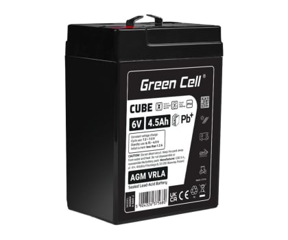 Akumulator do UPS Green Cell Cube AGM VRLA IP54 6V 4.5Ah